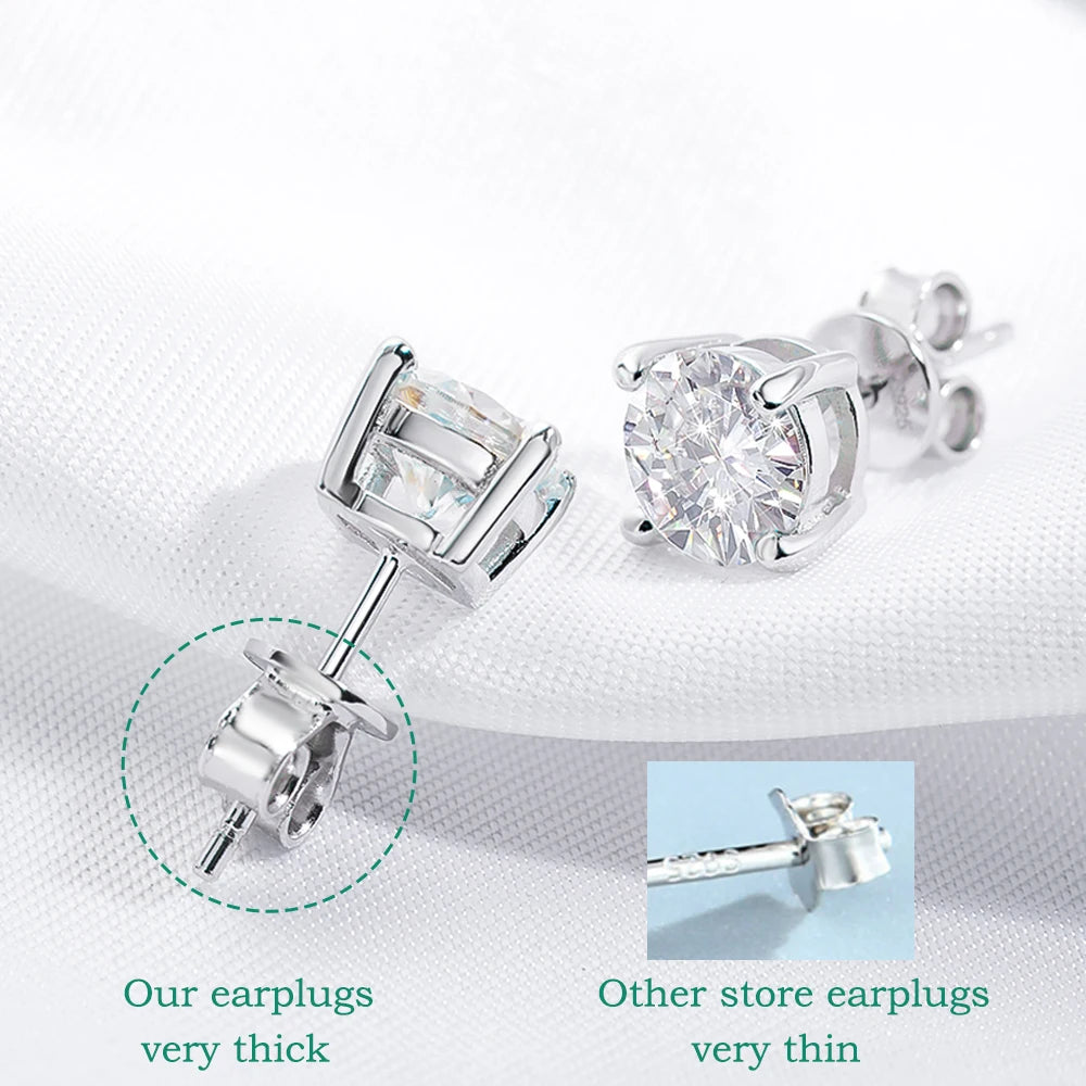 Moissanite Earrings