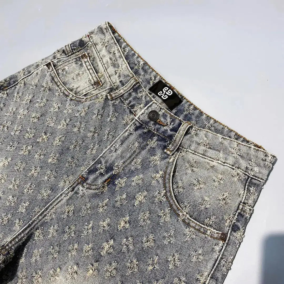 Y2K Light Luxury Quality Retro Denim Shorts