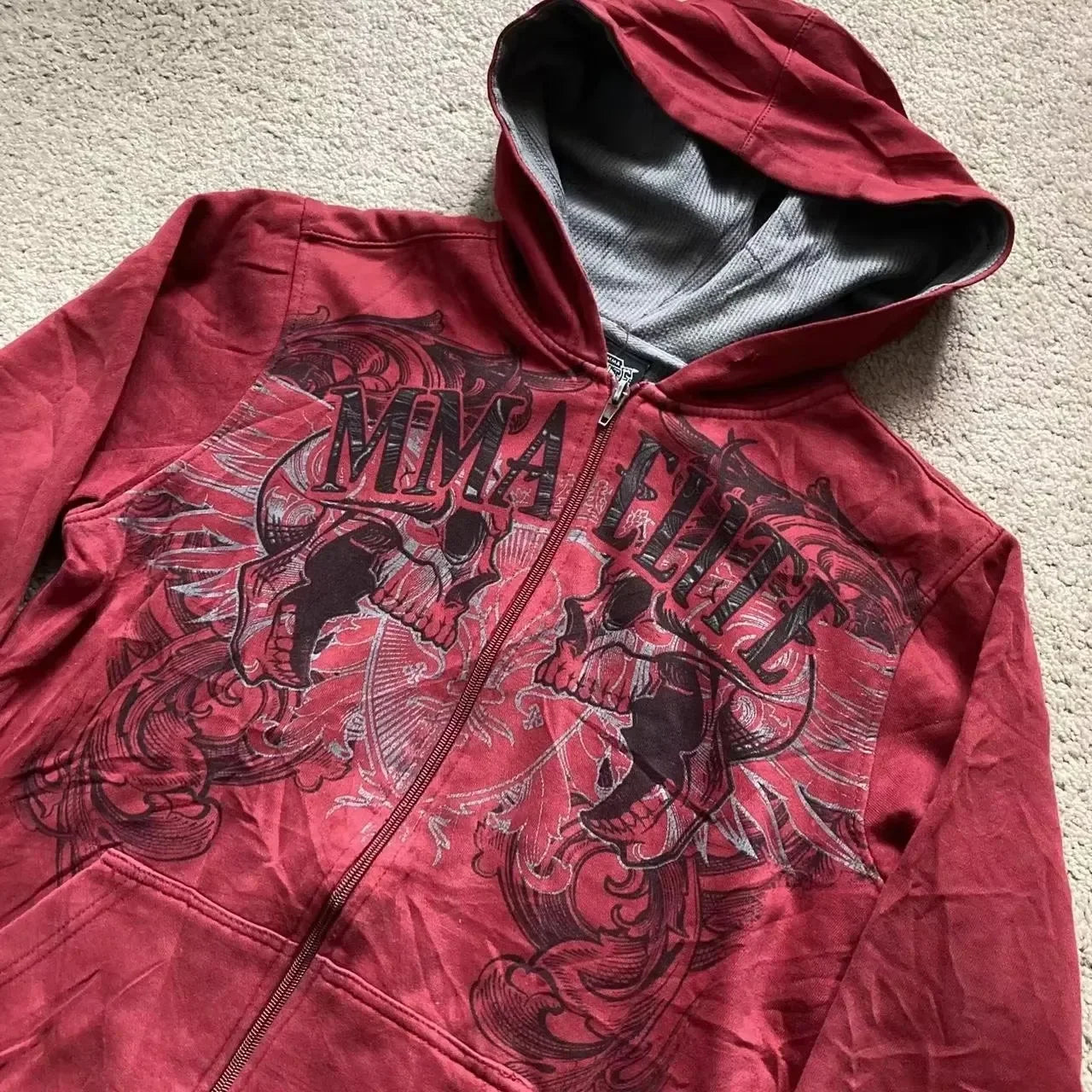 Red Zip Hoodie