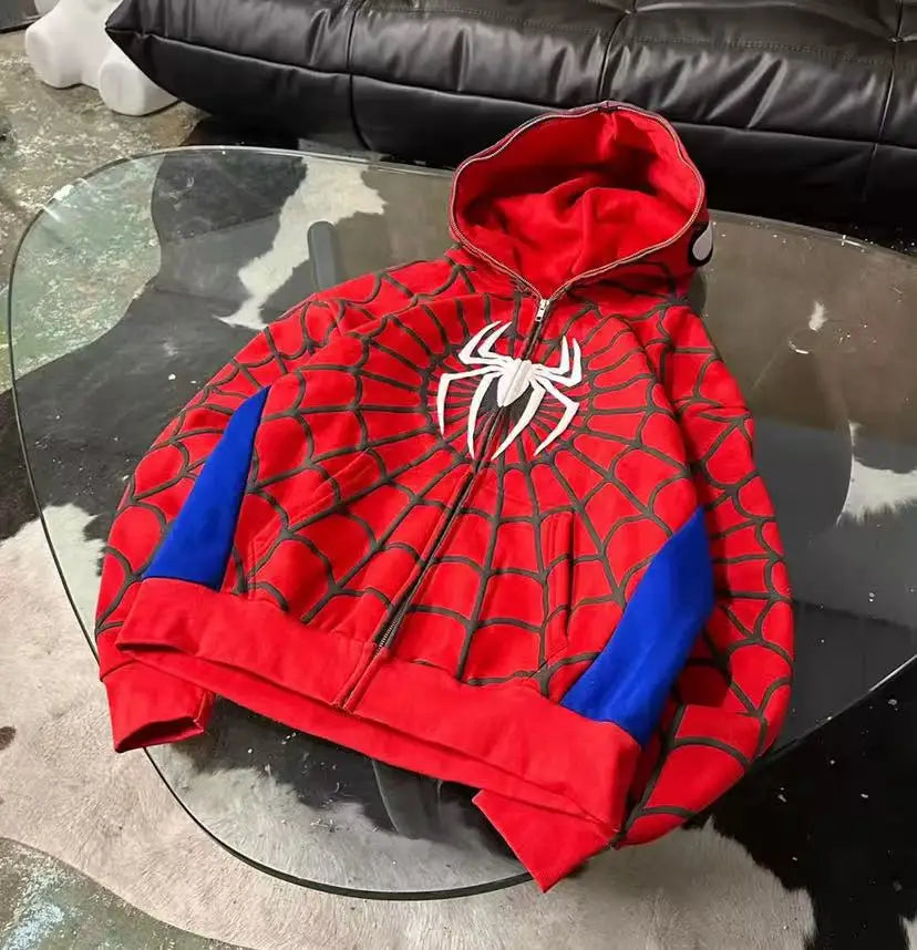 Y2k Retro Gothic America Spider Hoodies Fashion Oversized