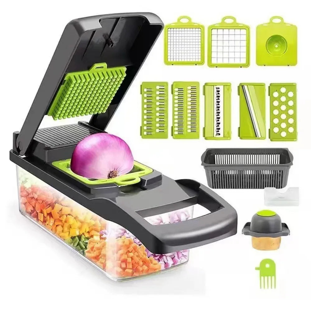 Multifunctional Food Chopper Vegetable Slicer Dicer Cut Kitchen Items