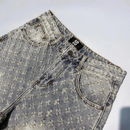 Y2K Light Luxury Quality Retro Denim Shorts