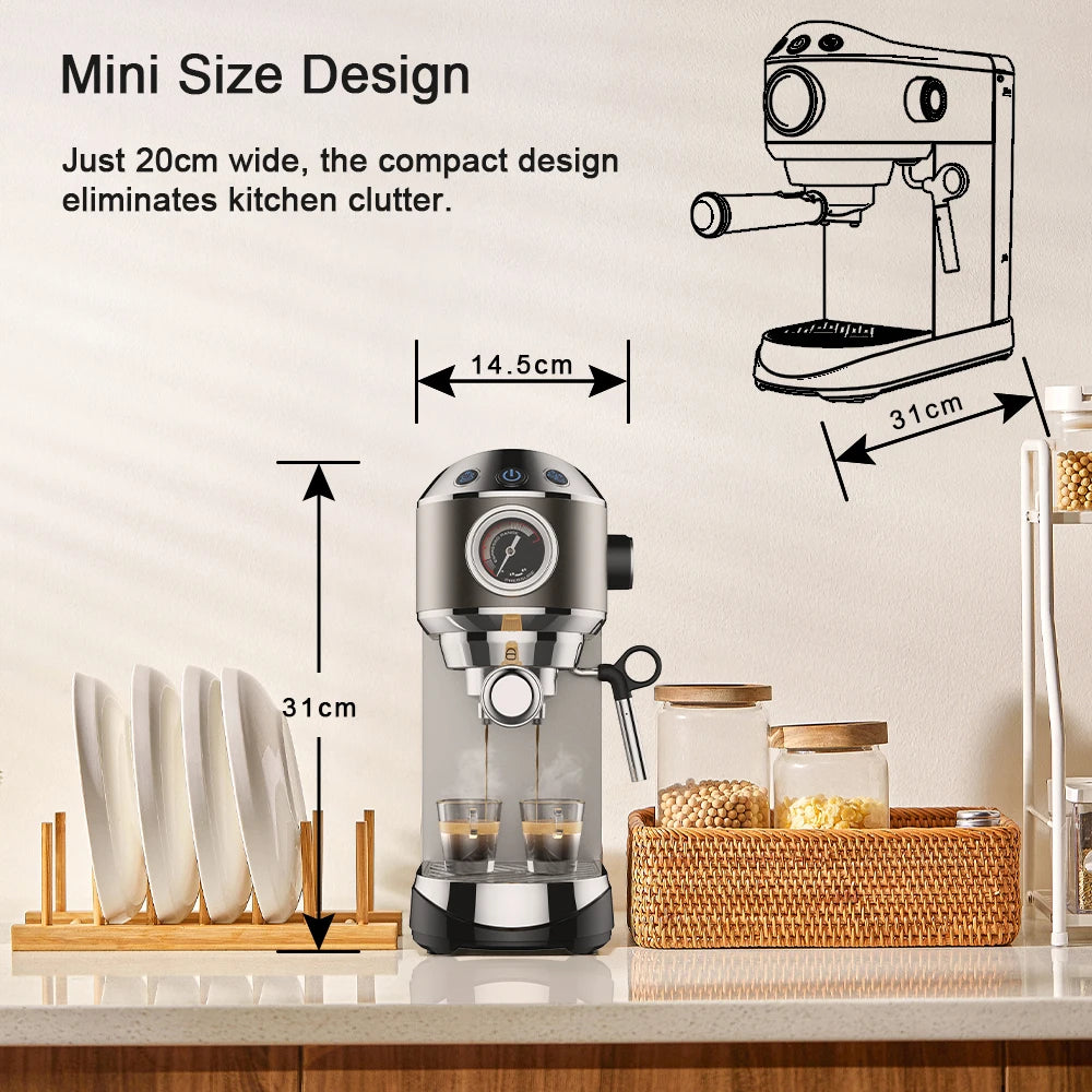 Semi Automatic Powder Coffee Machine