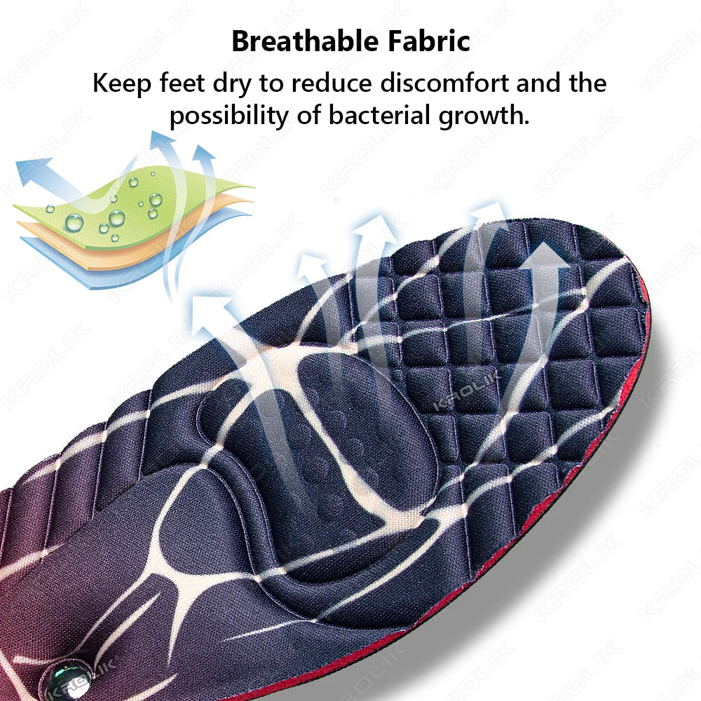Magnet Massage invisiable Height Increase Insoles for Men Women
