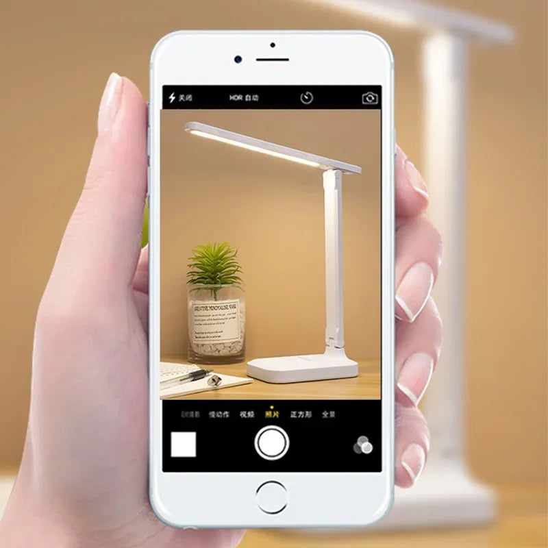 Folding Table Lamp USB Touch Dimmable Night Light