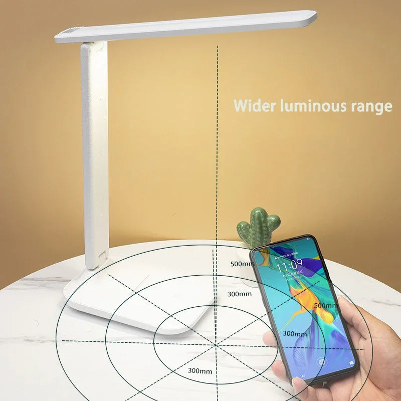 Folding Table Lamp USB Touch Dimmable Night Light