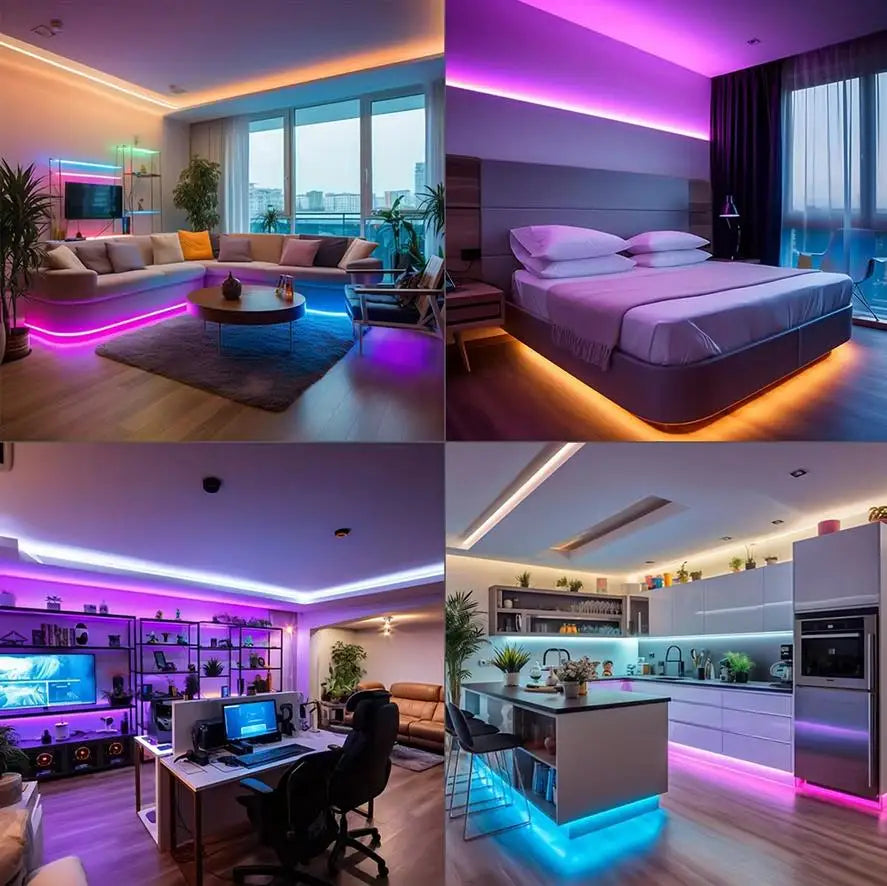 WIFI Led Lights for Room Music Sync RGB Led Strip Lights