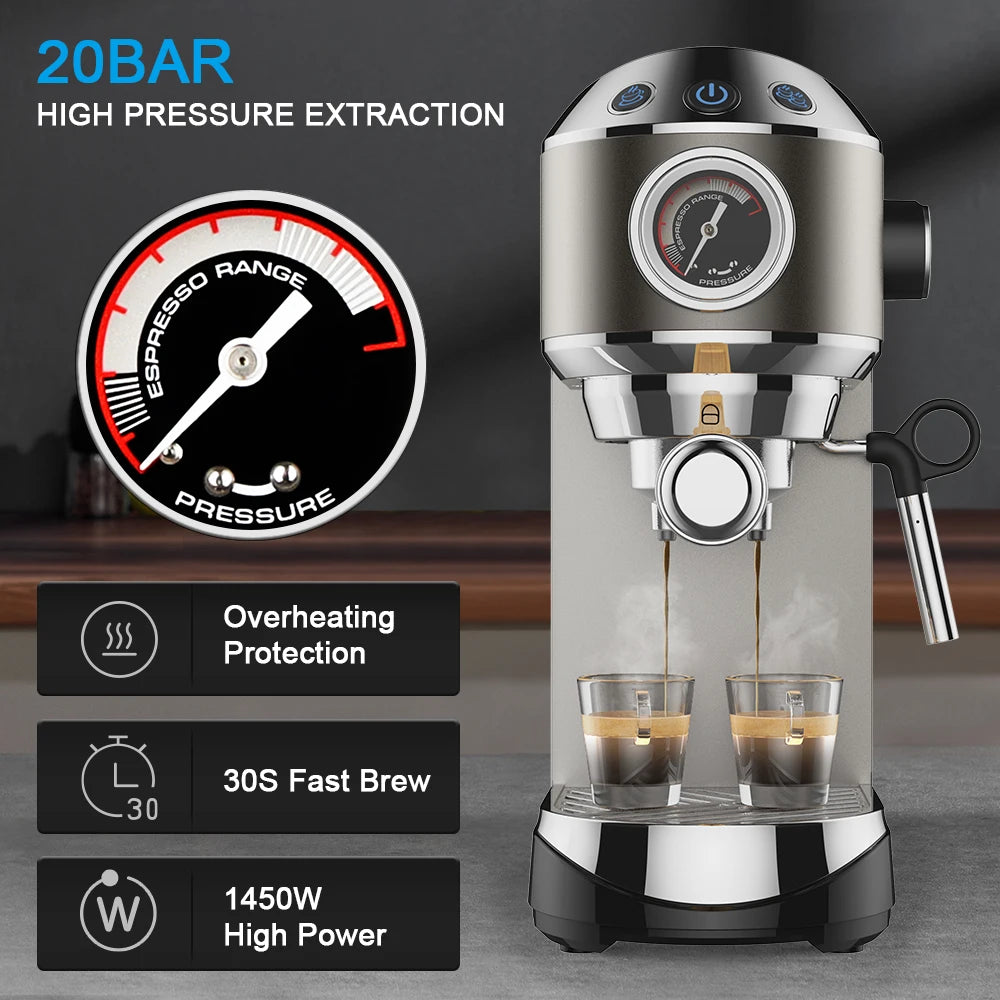 Semi Automatic Powder Coffee Machine