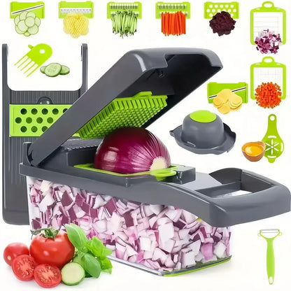 Multifunctional Food Chopper Vegetable Slicer Dicer Cut Kitchen Items