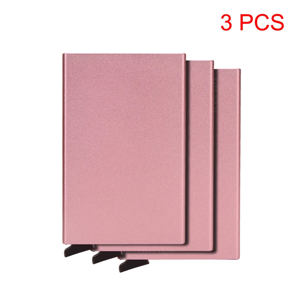 Credit Card Holder Metal Thin Slim Smart Wallet