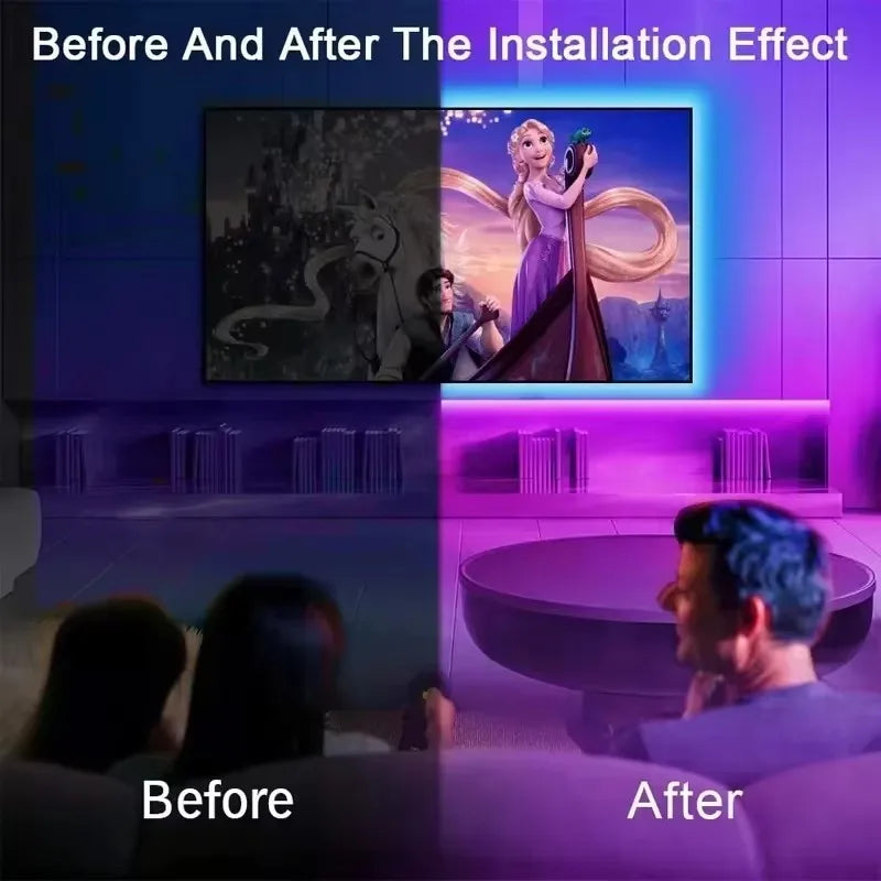 WIFI Led Lights for Room Music Sync RGB Led Strip Lights
