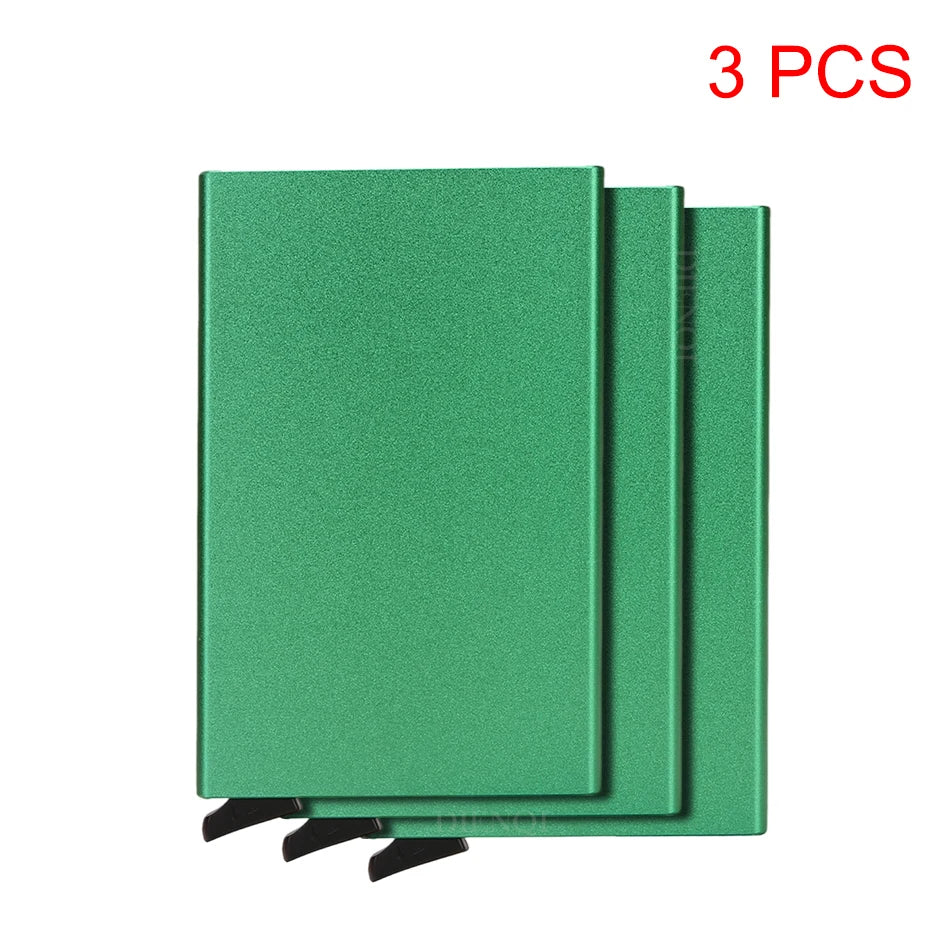 Credit Card Holder Metal Thin Slim Smart Wallet