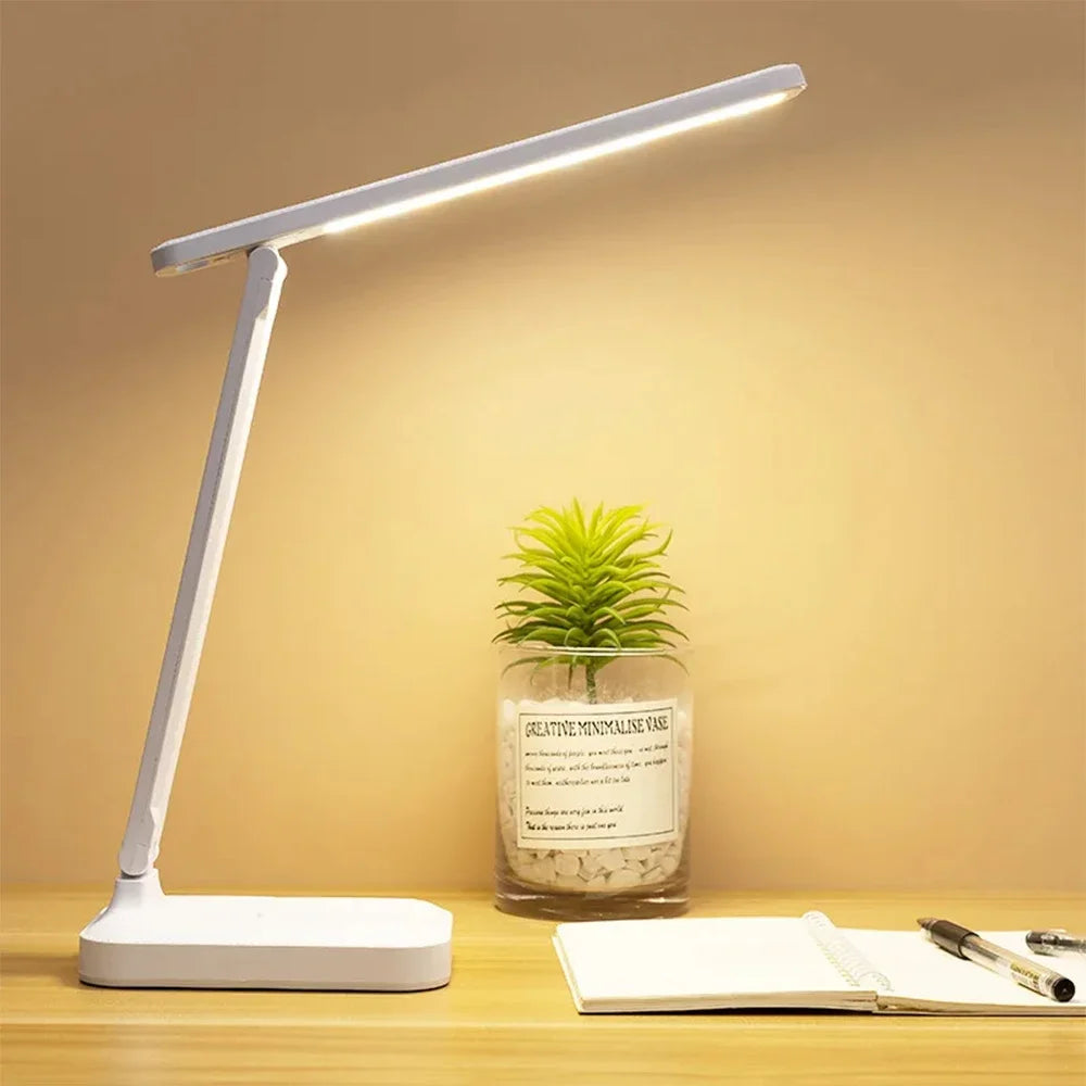 Folding Table Lamp USB Touch Dimmable Night Light
