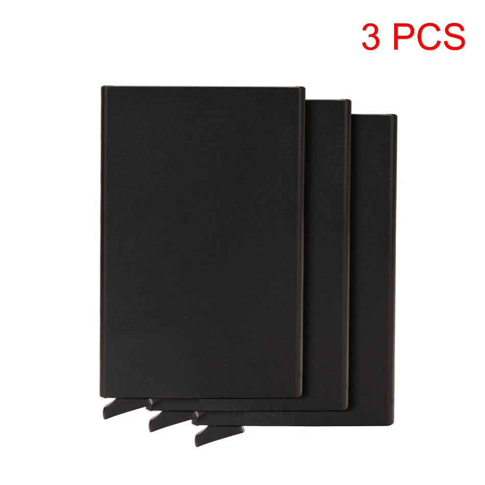 Credit Card Holder Metal Thin Slim Smart Wallet