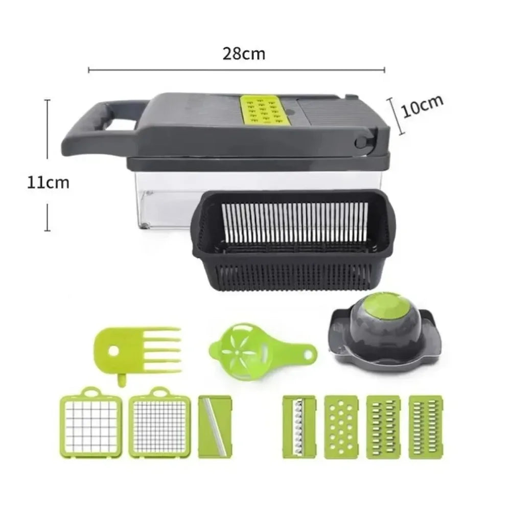 Multifunctional Food Chopper Vegetable Slicer Dicer Cut Kitchen Items