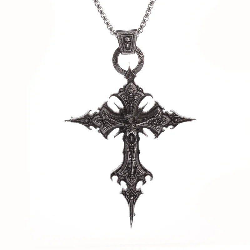 Chrome cross Amulet