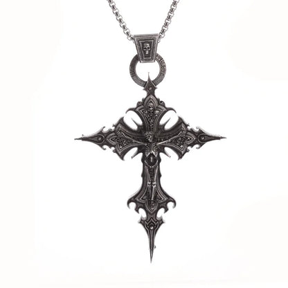 Chrome cross Amulet