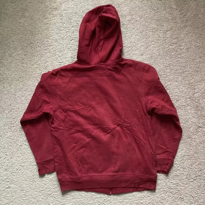 Red Zip Hoodie