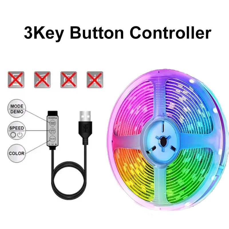 WIFI Led Lights for Room Music Sync RGB Led Strip Lights
